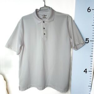 Grand Slam Golf White Polo Shirt Men's‎ XL